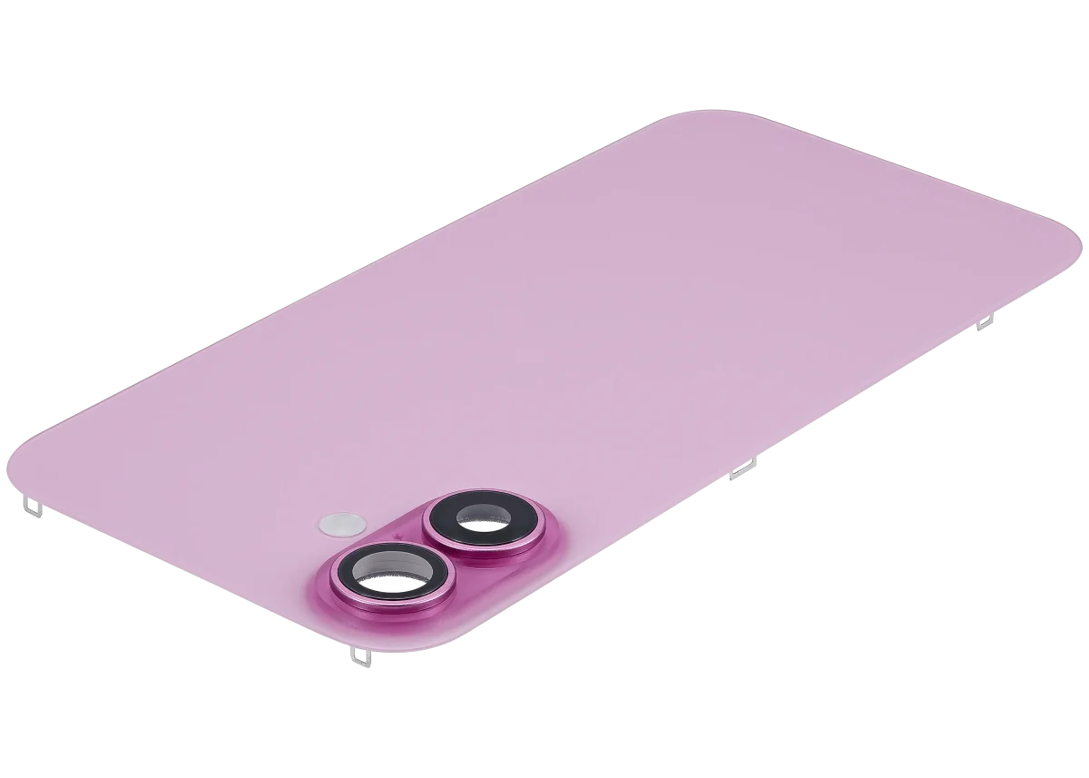 Iphone 16 Plus ile Uyumlu Arka Cam Çelik Plakalı Kablosuz NFC Şarj MagSafe Mıknatıs ve El Feneri Esnek ile Uyumlu Full  Rose - Görsel 5
