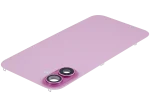 Iphone 16 Plus ile Uyumlu Arka Cam Çelik Plakalı Kablosuz NFC Şarj MagSafe Mıknatıs ve El Feneri Esnek ile Uyumlu Full  Rose - Görsel 5