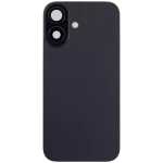 Iphone 16 Plus ile Uyumlu Arka Cam Çelik Plakalı Kablosuz NFC Şarj MagSafe Mıknatıs ve El Feneri Esnek ile Uyumlu Full Siyah - Görsel 3