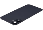 Iphone 16 Plus ile Uyumlu Arka Cam Çelik Plakalı Kablosuz NFC Şarj MagSafe Mıknatıs ve El Feneri Esnek ile Uyumlu Full  Siyah - Görsel 5