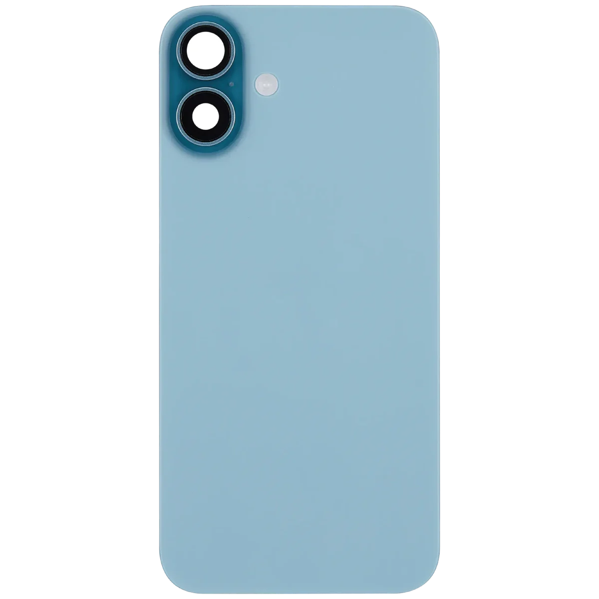 Iphone 16 Plus ile Uyumlu Arka Cam Çelik Plakalı Kablosuz NFC Şarj MagSafe Mıknatıs ve El Feneri Esnek ile Uyumlu Full  Teal - Görsel 3