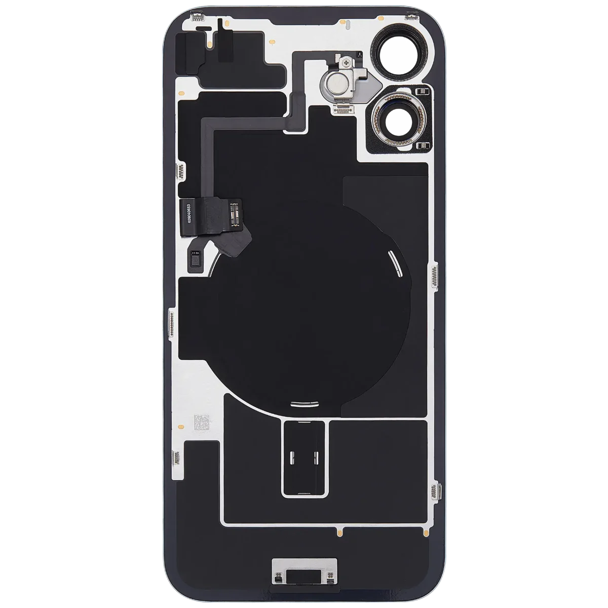 Iphone 16 Plus ile Uyumlu Arka Cam Çelik Plakalı Kablosuz NFC Şarj MagSafe Mıknatıs ve El Feneri Esnek ile Uyumlu Full  Teal - Görsel 4