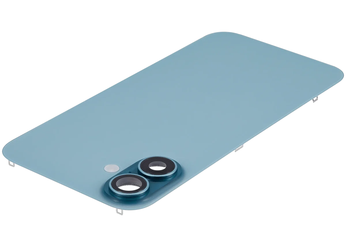 Iphone 16 Plus ile Uyumlu Arka Cam Çelik Plakalı Kablosuz NFC Şarj MagSafe Mıknatıs ve El Feneri Esnek ile Uyumlu Full  Teal - Görsel 5