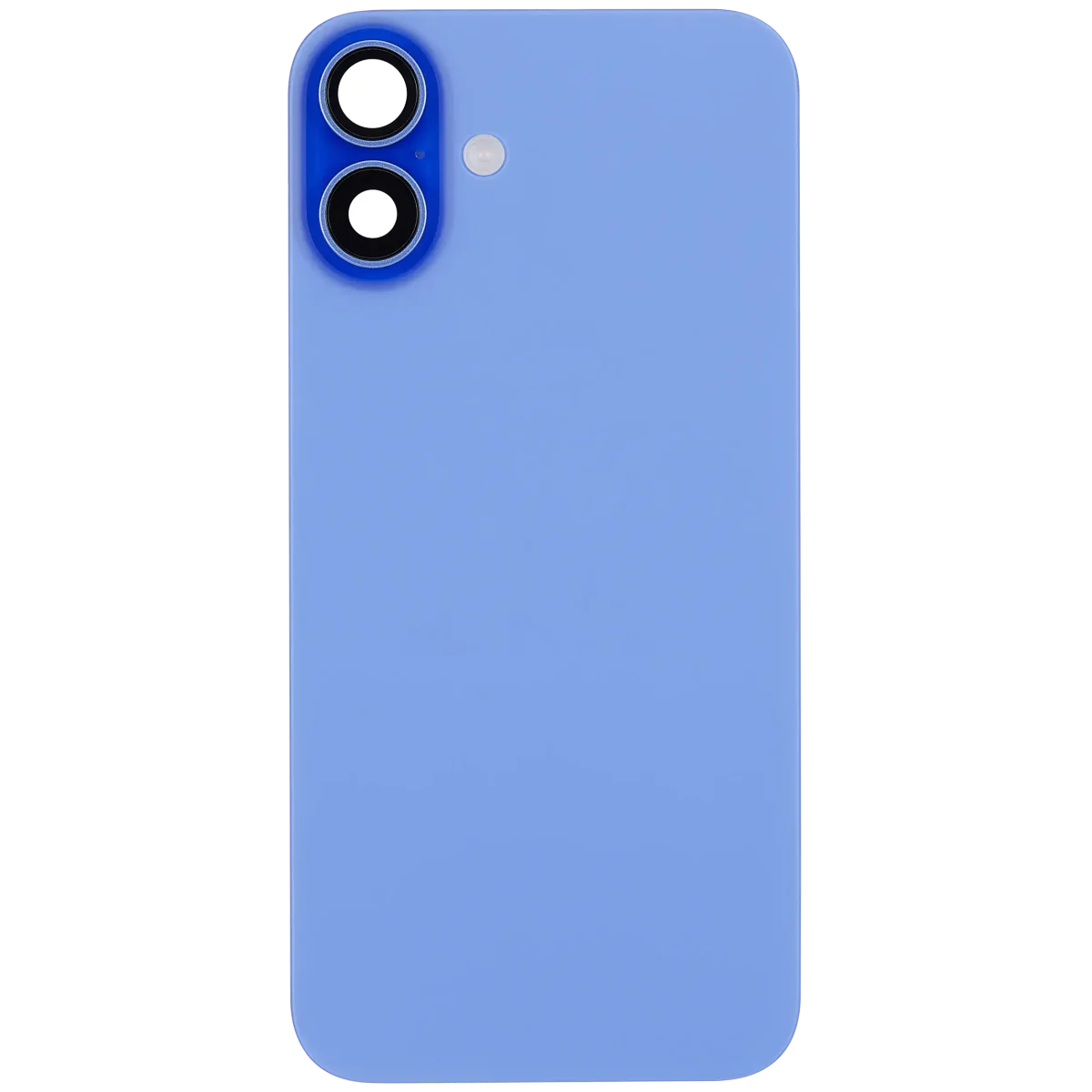 Iphone 16 Plus ile Uyumlu Arka Cam Çelik Plakalı Kablosuz NFC Şarj MagSafe Mıknatıs ve El Feneri Esnek ile Uyumlu Full  Ultramarine - Görsel 3