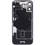 Iphone 16 Plus ile Uyumlu Arka Cam Çelik Plakalı Kablosuz NFC Şarj MagSafe Mıknatıs ve El Feneri Esnek ile Uyumlu Full  Ultramarine - Görsel 4