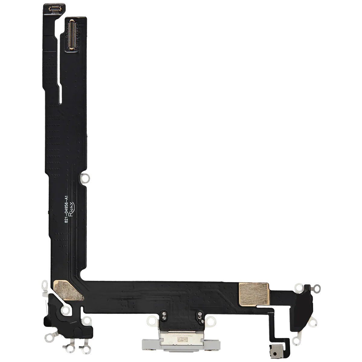 Iphone 16 Plus ile Uyumlu Şarj Portu Esnek Kablosu Plus ile Uyumlu Beyaz - Görsel 3
