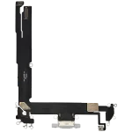 Iphone 16 Plus ile Uyumlu Şarj Portu Esnek Kablosu Plus ile Uyumlu Beyaz - Görsel 3