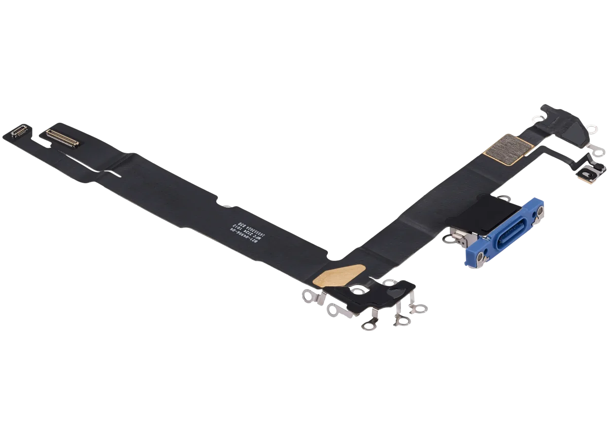 Iphone 16 Plus ile Uyumlu Şarj Portu Esnek Kablosu Premium Ultramarine ile Uyumlu - Görsel 5