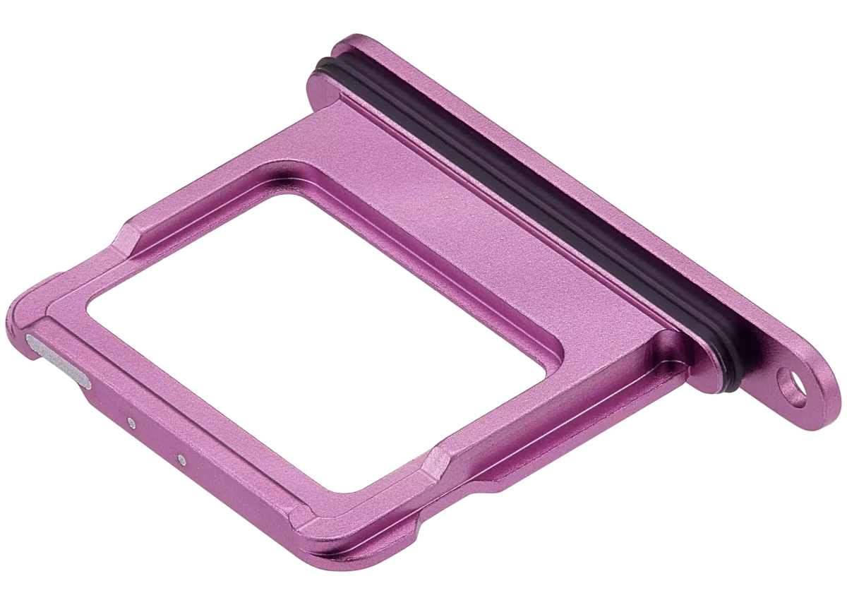 Iphone 16 Plus ile Uyumlu Tek Sim Kart Tepsisi / 16 Plus ile Uyumlu Rose - Görsel 4