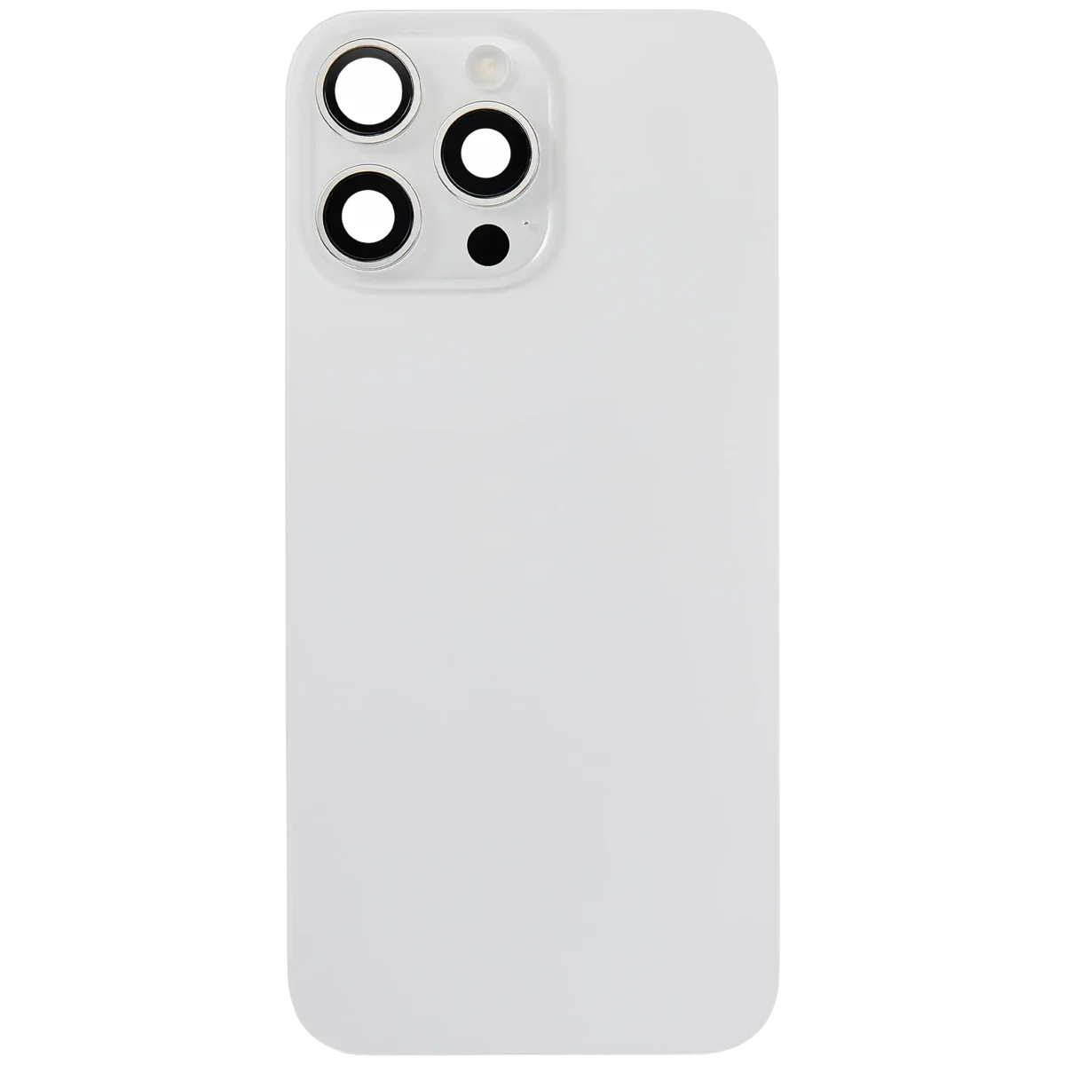 Iphone 16 Pro Max ile Uyumlu Arka Cam Çelik Plakalı Kablosuz NFC Şarj MagSafe Mıknatıs ve El Feneri Esnek ile Uyumlu Full  Beyaz Titanyum - Görsel 3