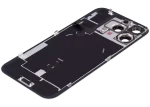 Iphone 16 Pro Max ile Uyumlu Arka Cam Çelik Plakalı Kablosuz NFC Şarj MagSafe Mıknatıs ve El Feneri Esnek ile Uyumlu Full Beyaz Titanyum - Görsel 5