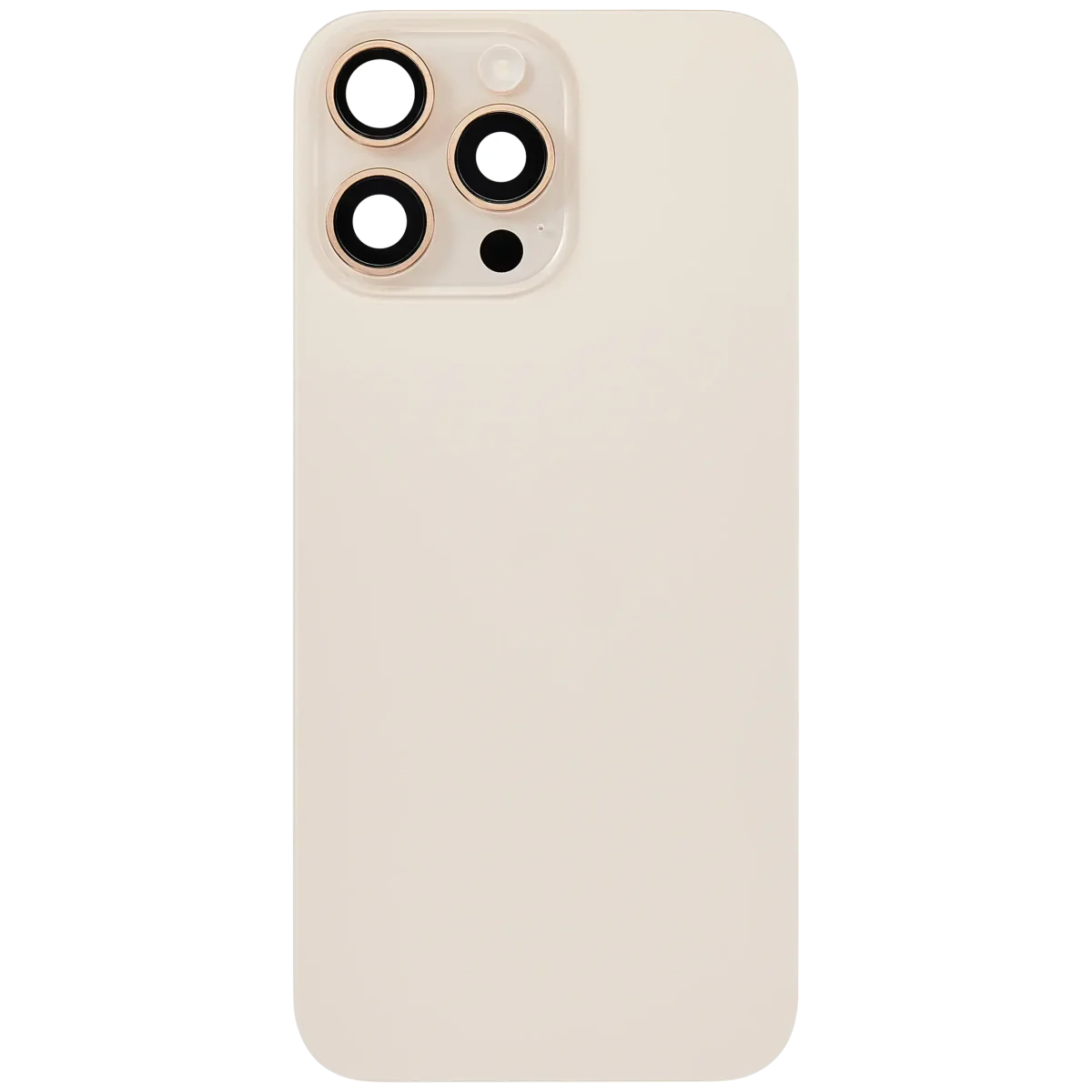 Iphone 16 Pro Max ile Uyumlu Arka Cam Çelik Plakalı Kablosuz NFC Şarj MagSafe Mıknatıs ve El Feneri Esnek ile Uyumlu Full  Çöl Titanyumu - Görsel 3