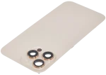 Iphone 16 Pro Max ile Uyumlu Arka Cam Çelik Plakalı Kablosuz NFC Şarj MagSafe Mıknatıs ve El Feneri Esnek ile Uyumlu Full  Çöl Titanyumu - Görsel 5
