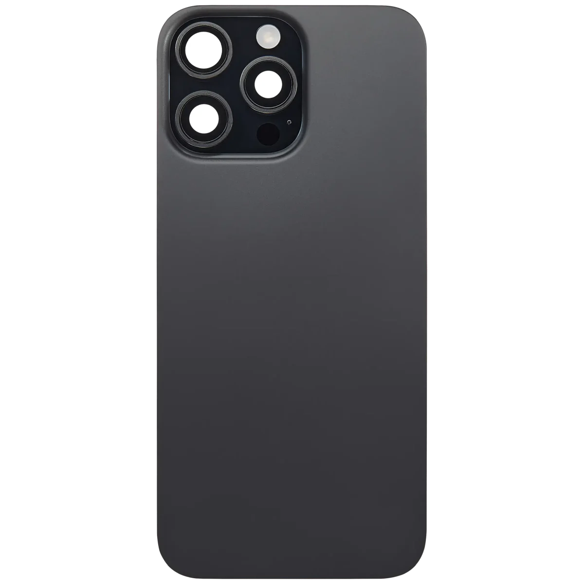 Iphone 16 Pro Max ile Uyumlu Arka Cam Çelik Plakalı Kablosuz NFC Şarj MagSafe Mıknatıs ve El Feneri Esnek ile Uyumlu Full  Siyah Titanyum - Görsel 3