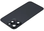 Iphone 16 Pro Max ile Uyumlu Arka Cam Çelik Plakalı Kablosuz NFC Şarj MagSafe Mıknatıs ve El Feneri Esnek ile Uyumlu Full  Siyah Titanyum - Görsel 5