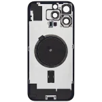 Iphone 16 Pro Max ile Uyumlu Arka Cam Çelik Plakalı MagSafe Mıknatıs Önceden Takılmış Kapak  Beyaz Titanyum - Görsel 4