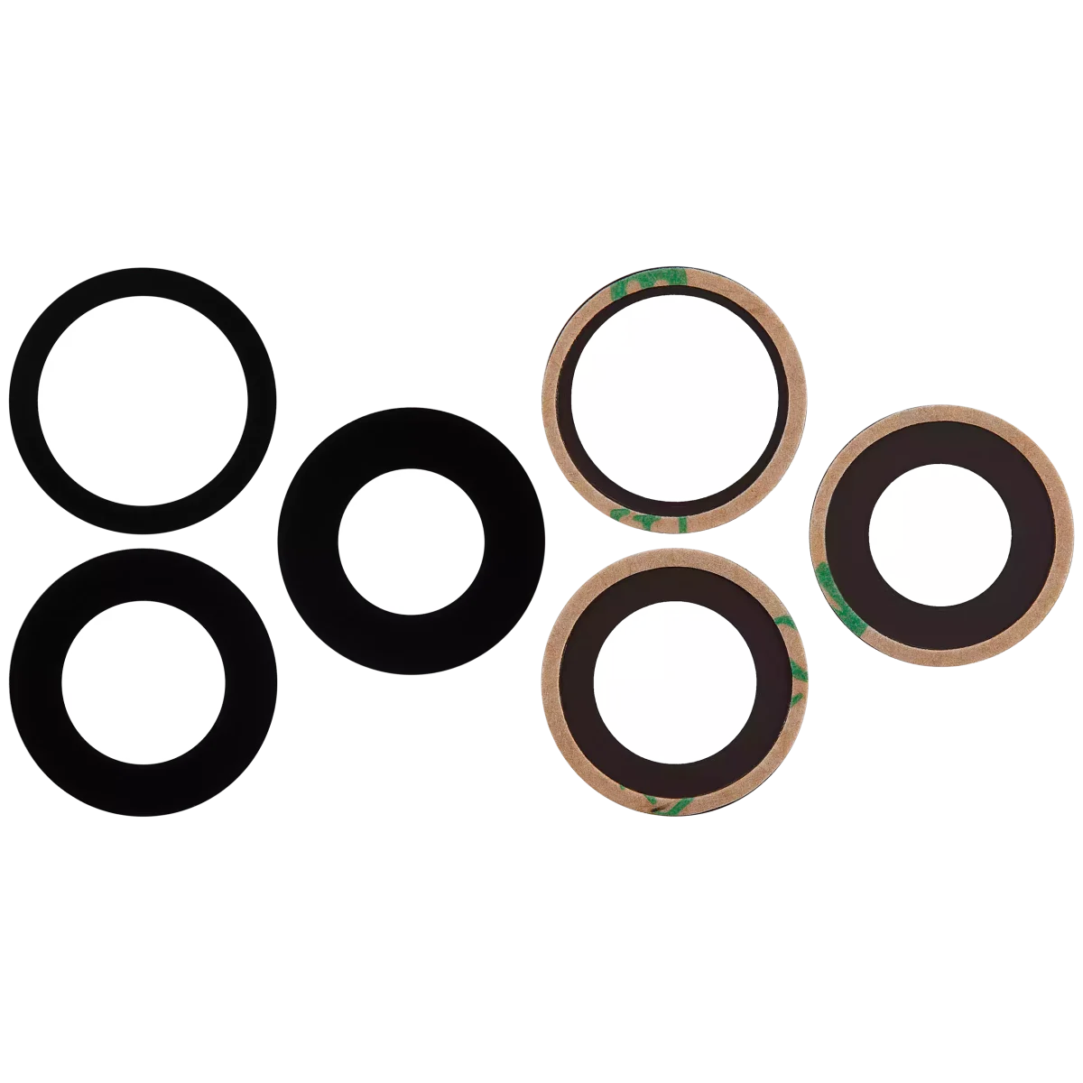 Iphone 16 Pro Max ile Uyumlu Arka Kamera Servis Paket Orjinal Ürün Lensi Sadece Cam Yapışkanlı / 16 Pro Max 3 Parça Set Gerçek Safir Premium - Görsel 2