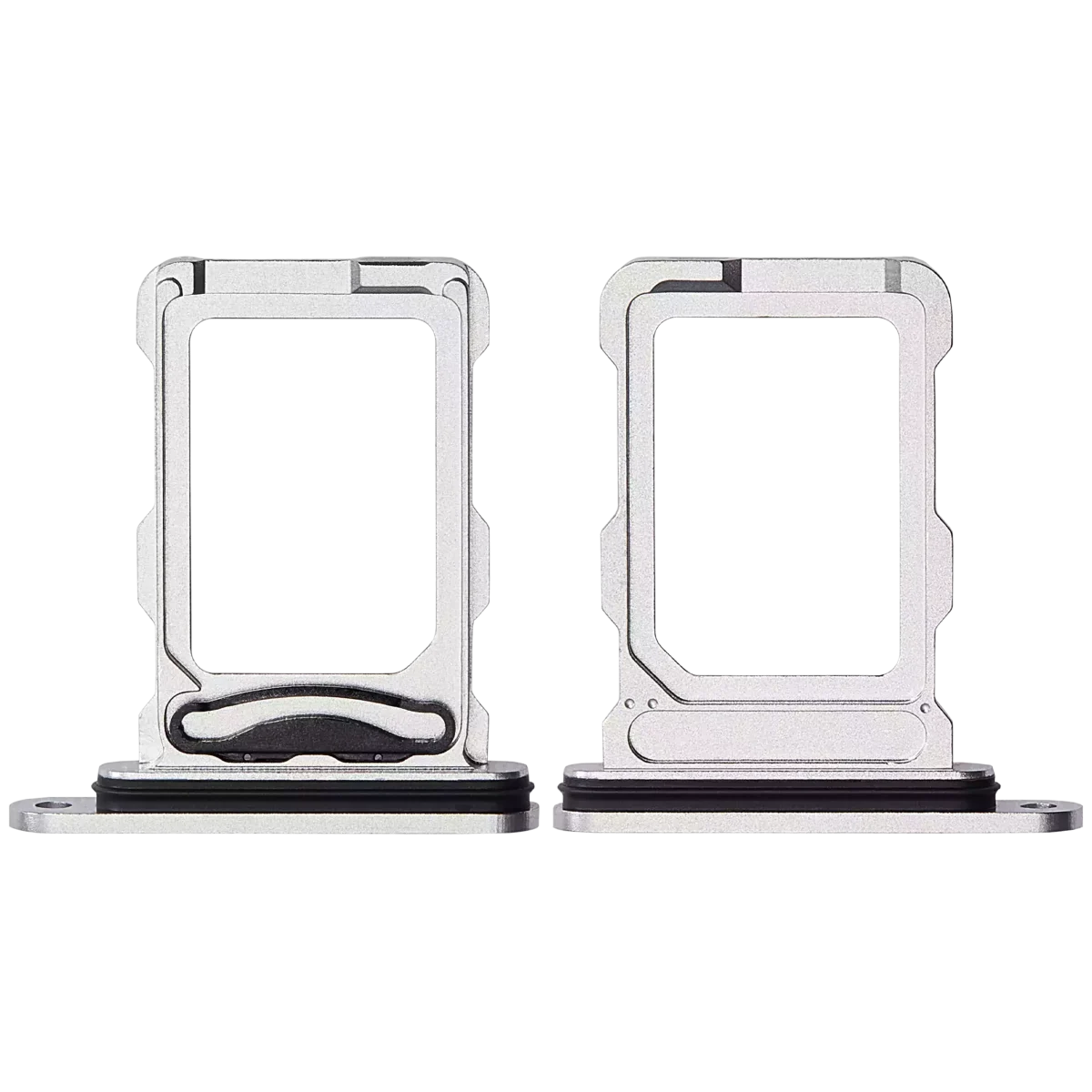 Iphone 16 Pro Max ile Uyumlu Çift Sim Kart Tepsisi / 16 Pro Max Beyaz Titanyum ile Uyumlu - Görsel 2