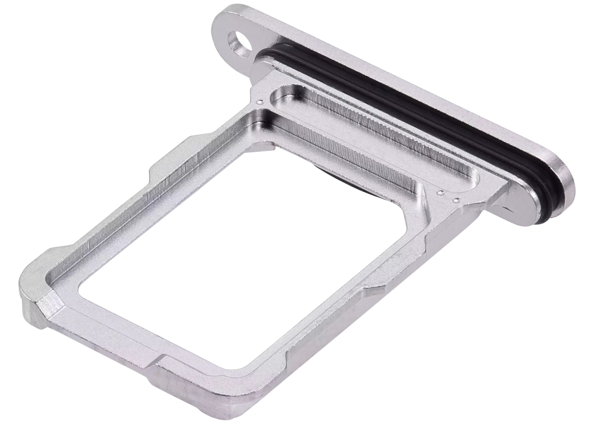 Iphone 16 Pro Max ile Uyumlu Çift Sim Kart Tepsisi / 16 Pro Max Beyaz Titanyum ile Uyumlu - Görsel 5