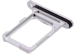 Iphone 16 Pro Max ile Uyumlu Çift Sim Kart Tepsisi / 16 Pro Max Beyaz Titanyum ile Uyumlu - Görsel 5