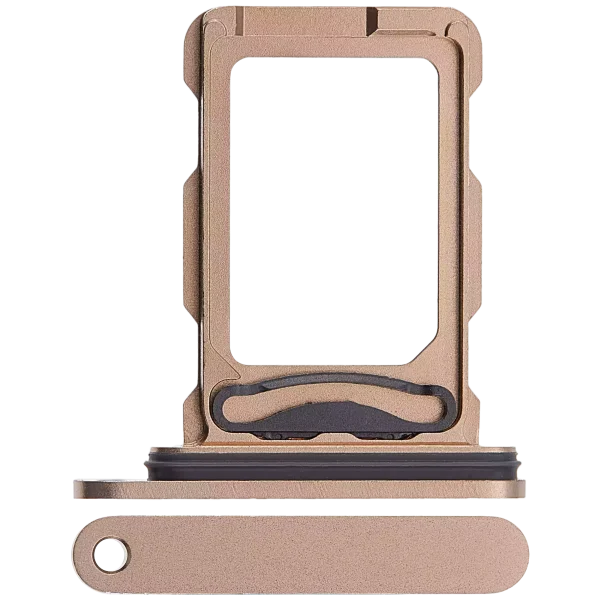 Iphone 16 Pro Max ile Uyumlu Çift Sim Kart Tepsisi / 16 Pro Max Desert Titanium ile Uyumlu