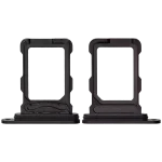 Iphone 16 Pro Max ile Uyumlu Çift Sim Kart Tepsisi / 16 Pro Max Siyah Titanyum ile Uyumlu - Görsel 2