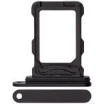 Iphone 16 Pro Max ile Uyumlu Çift Sim Kart Tepsisi / 16 Pro Max Siyah Titanyum ile Uyumlu