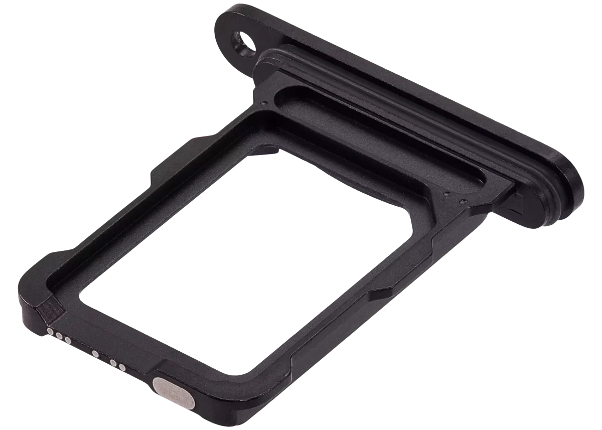 Iphone 16 Pro Max ile Uyumlu Çift Sim Kart Tepsisi / 16 Pro Max Siyah Titanyum ile Uyumlu - Görsel 5