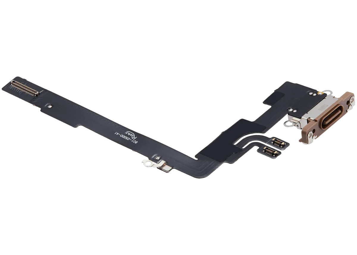 Iphone 16 Pro Max ile Uyumlu Şarj Portu Esnek Kablosu Aftermarket Plus Desert Titaniumu - Görsel 5