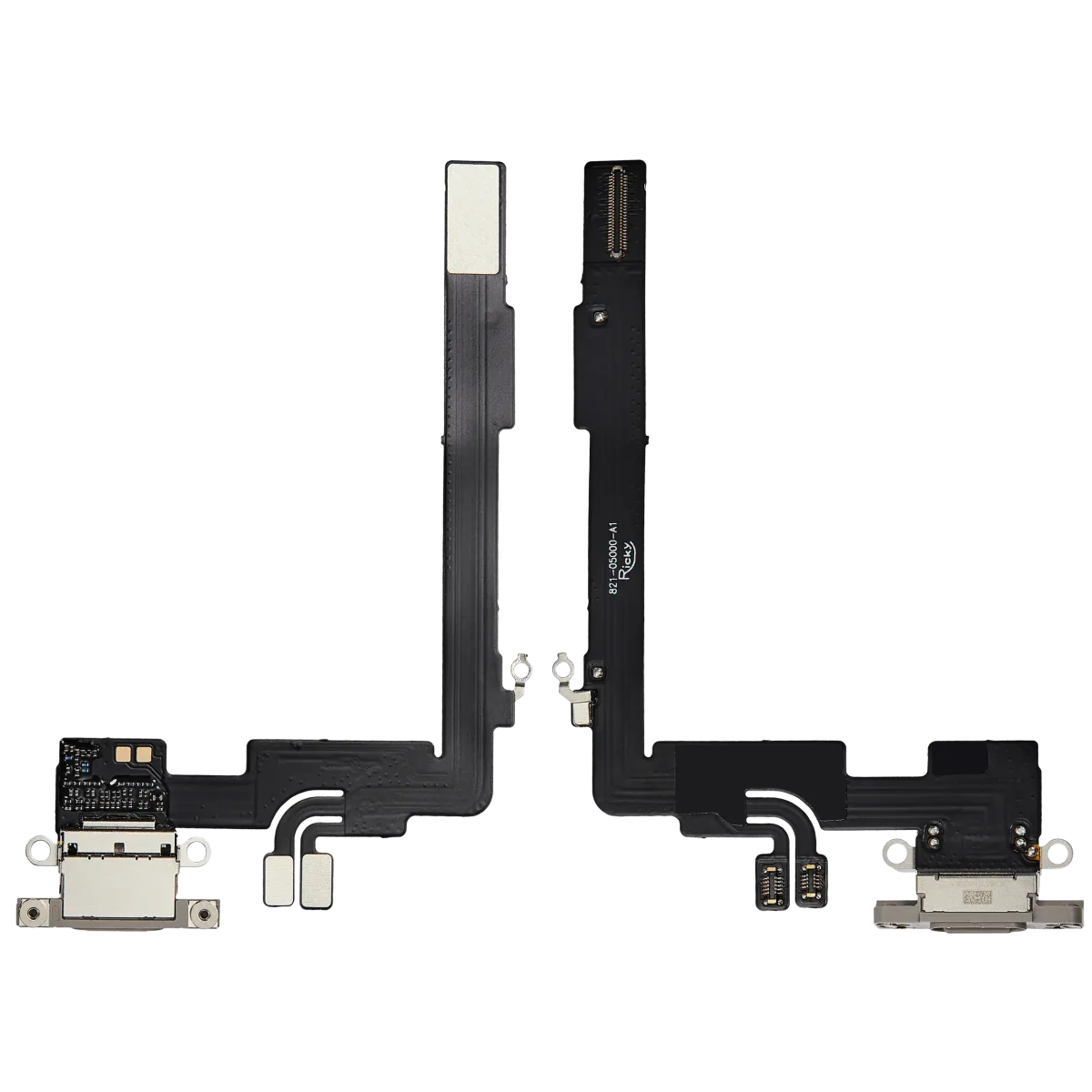 Iphone 16 Pro Max ile Uyumlu Şarj Portu Esnek Kablosu Aftermarket Plus Doğal Titanyum - Görsel 2