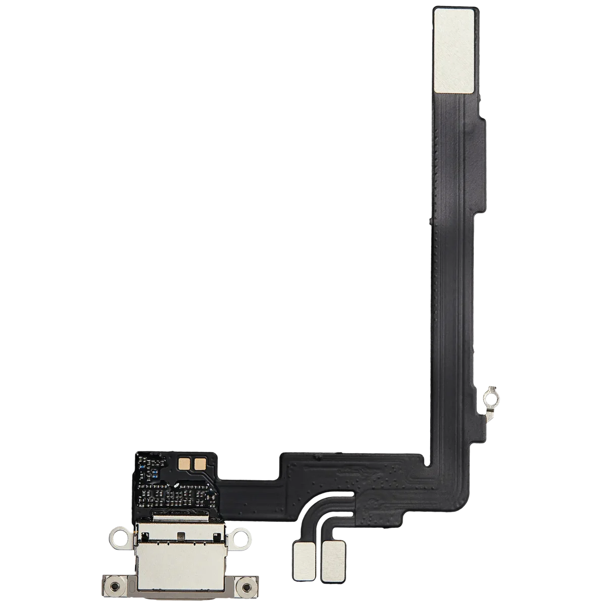 Iphone 16 Pro Max ile Uyumlu Şarj Portu Esnek Kablosu Aftermarket Plus Doğal Titanyum