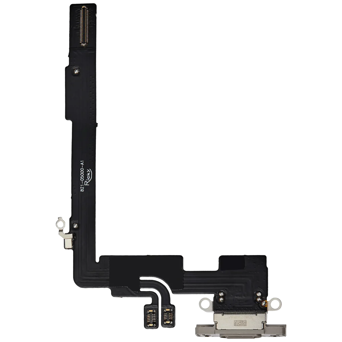 Iphone 16 Pro Max ile Uyumlu Şarj Portu Esnek Kablosu Aftermarket Plus Doğal Titanyum - Görsel 3