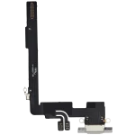 Iphone 16 Pro Max ile Uyumlu Şarj Portu Esnek Kablosu Aftermarket Plus ile Uyumlu Beyaz Titanyum - Görsel 3