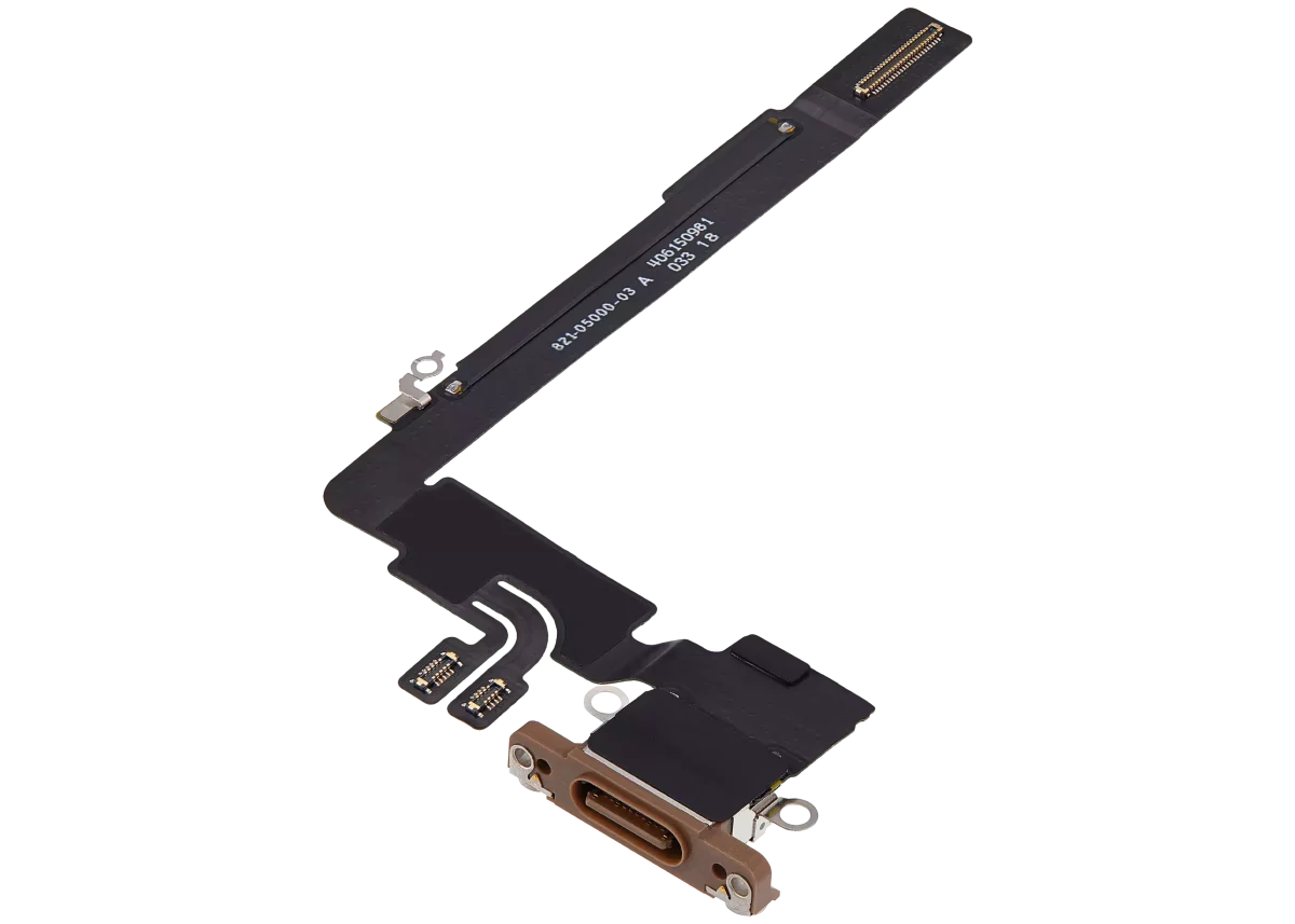 Iphone 16 Pro Max ile Uyumlu Şarj Portu Esnek Kablosu Premium Desert Titanium - Görsel 5