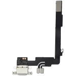 Iphone 16 Pro Max ile Uyumlu Şarj Portu Girişli Mifrofon Filmi Şarj Filmi (Orijinal Servis Ürün) Beyaz Titanyum