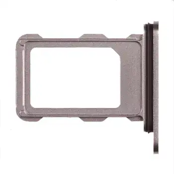Iphone 16 Pro Max ile Uyumlu Tek SIM Kart Tepsisi / 16 Pro Max ile Uyumlu Orijinal  Beyaz Titanyum