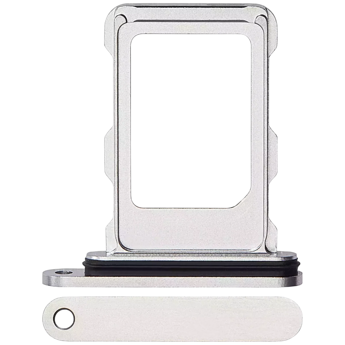 Iphone 16 Pro Max ile Uyumlu Tek Sim Kart Tepsisi / 16 Pro Max ile Uyumlu Beyaz Titanyum