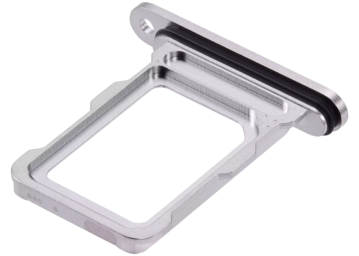Iphone 16 Pro Max ile Uyumlu Tek Sim Kart Tepsisi / 16 Pro Max ile Uyumlu Beyaz Titanyum - Görsel 5