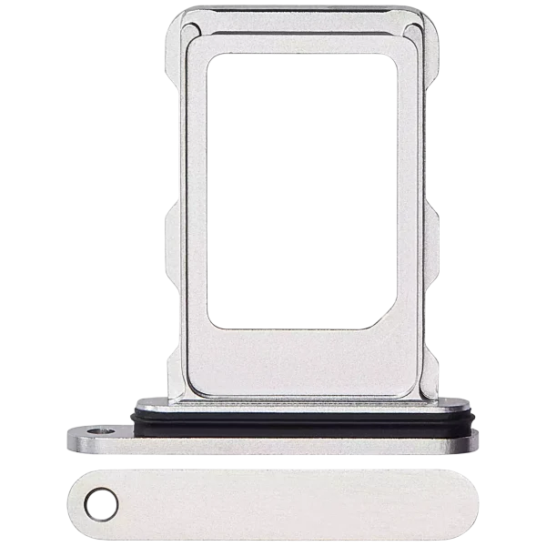Iphone 16 Pro Max ile Uyumlu Tek Sim Kart Tepsisi / 16 Pro Max ile Uyumlu Beyaz Titanyum