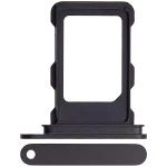 Iphone 16 Pro Max ile Uyumlu Tek Sim Kart Tepsisi / 16 Pro Max ile Uyumlu Siyah Titanyum