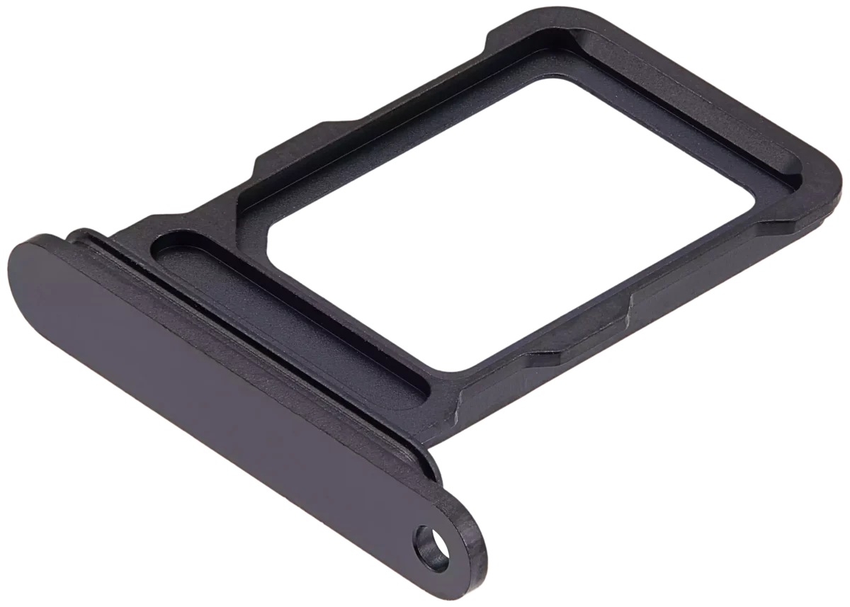 Iphone 16 Pro Max ile Uyumlu Tek Sim Kart Tepsisi / 16 Pro Max ile Uyumlu Siyah Titanyum - Görsel 5