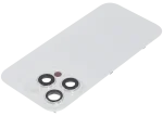Iphone 16 Pro ile Uyumlu Arka Cam Çelik Plakalı Kablosuz NFC Şarj MagSafe Mıknatıs ve El Feneri Esnek ile Uyumlu Full  Beyaz Titanyum - Görsel 5