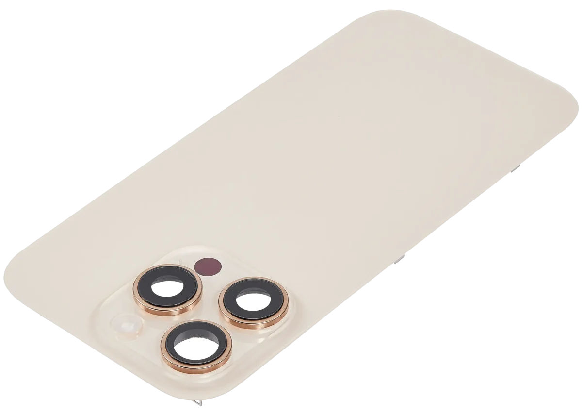 Iphone 16 Pro ile Uyumlu Arka Cam Çelik Plakalı Kablosuz NFC Şarj MagSafe Mıknatıs ve El Feneri Esnek ile Uyumlu Full  Çöl Titanyumu - Görsel 5