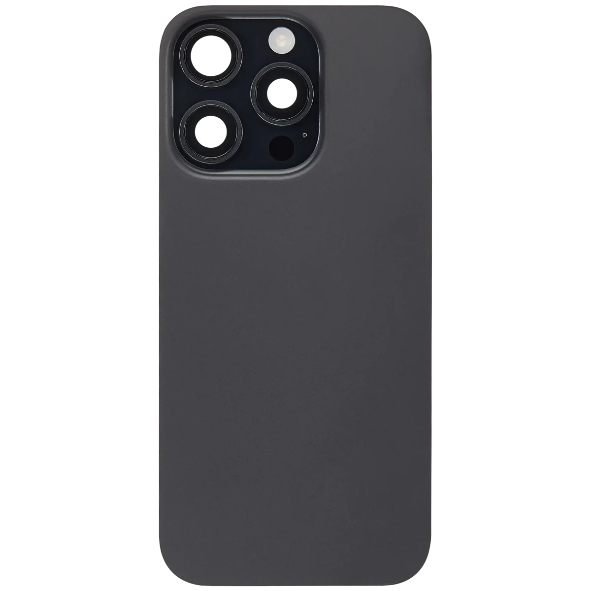 Iphone 16 Pro ile Uyumlu Arka Cam Çelik Plakalı Kablosuz NFC Şarj MagSafe Mıknatıs ve El Feneri Esnek ile Uyumlu Full  Siyah Titanyum - Görsel 3