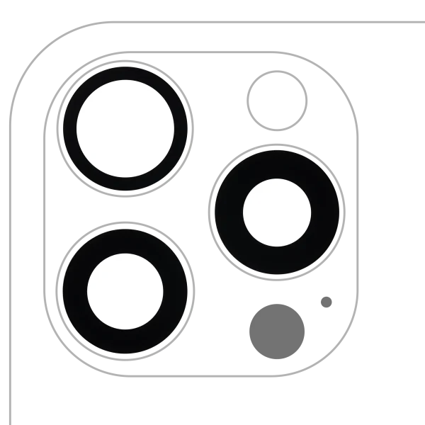 Iphone 16 Pro ile Uyumlu Arka Kamera Servis Paket Orjinal Ürün Lensi Sadece Cam Yapışkanlı / 16 Pro Max 3 Parça Set Gerçek Safir Premium