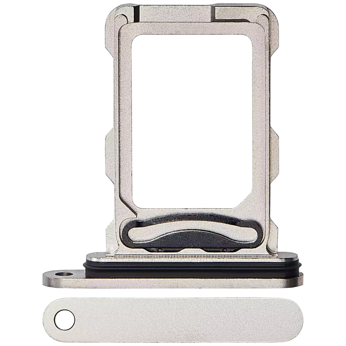 Iphone 16 Pro ile Uyumlu Çift Sim Kart Tepsisi / 16 Pro Max Doğal Titanyum ile Uyumlu
