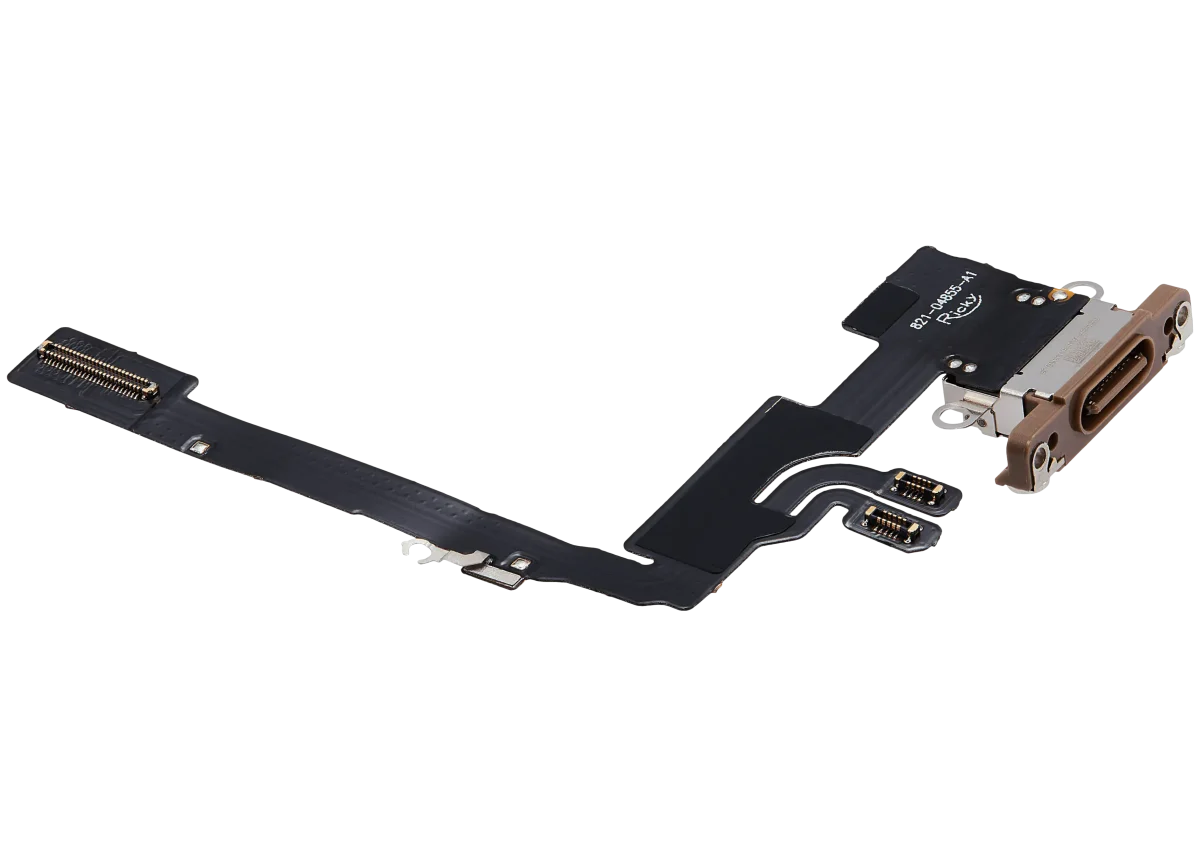 Iphone 16 Pro ile Uyumlu Şarj Portu Esnek Kablosu Aftermarket Plus Desert Titanium ile Uyumlu - Görsel 5