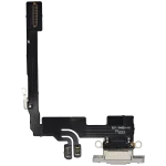 Iphone 16 Pro ile Uyumlu Şarj Portu Esnek Kablosu Aftermarket Plus ile Uyumlu Beyaz Titanyum - Görsel 3