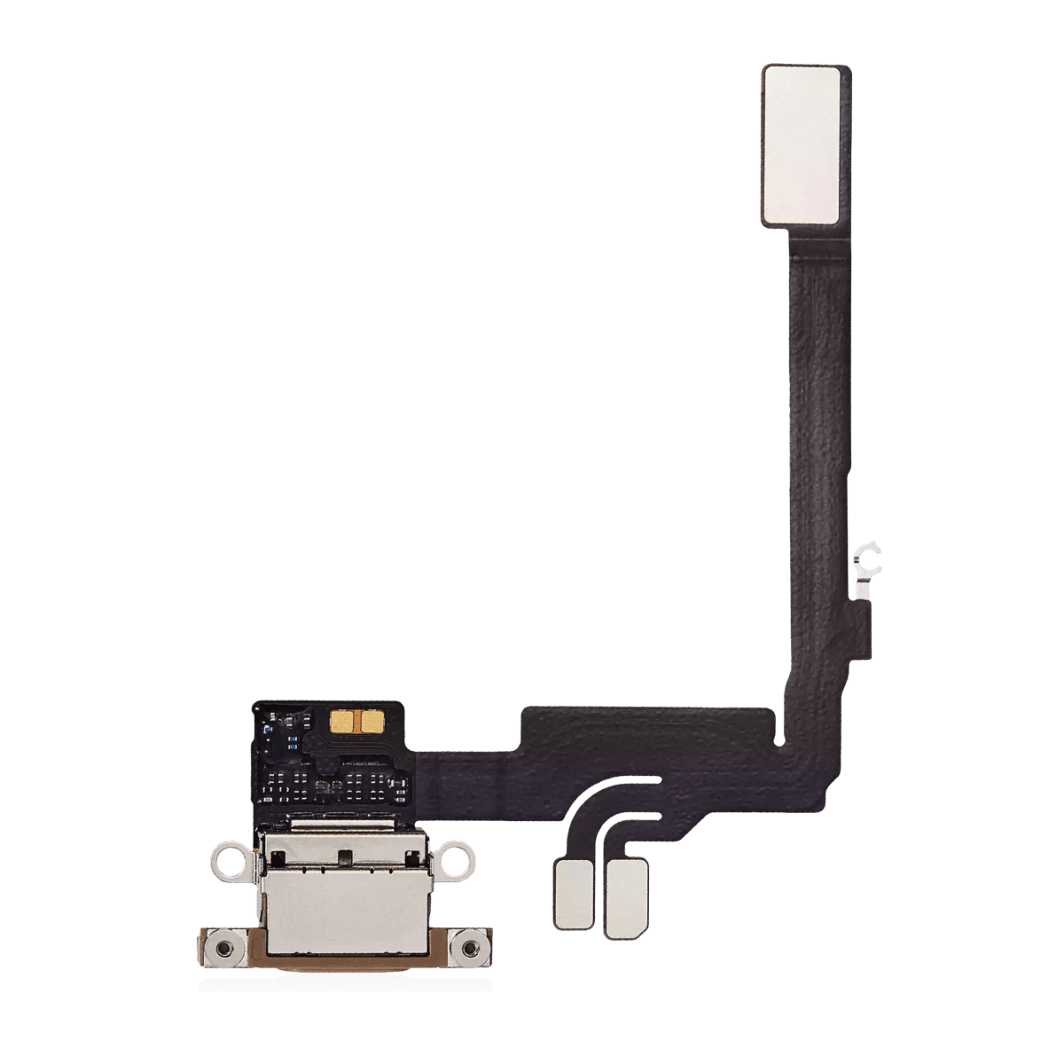 Iphone 16 Pro ile Uyumlu Şarj Portu Esnek Kablosu Premium Desert Titanium ile Uyumlu