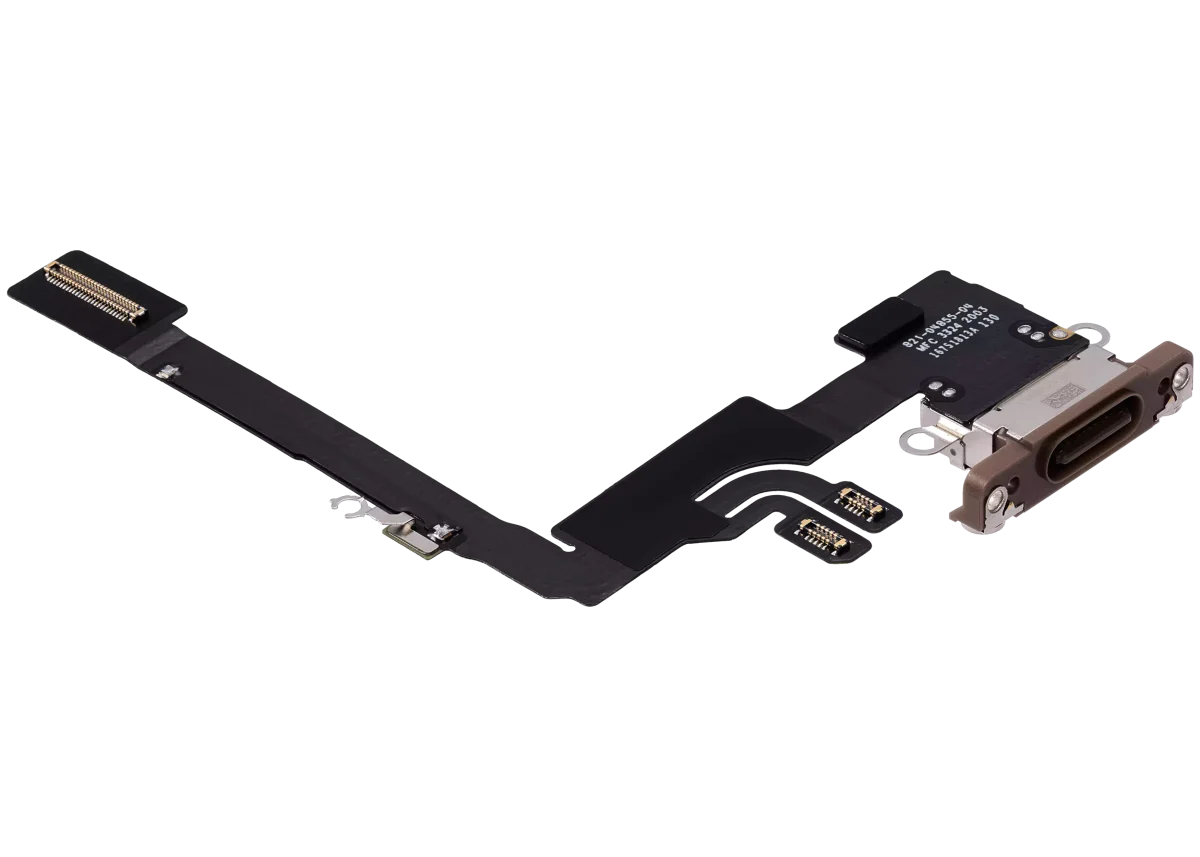 Iphone 16 Pro ile Uyumlu Şarj Portu Esnek Kablosu Premium Desert Titanium ile Uyumlu - Görsel 4